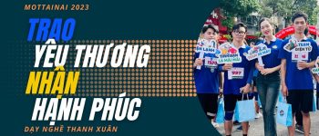 Dạy nghề Thanh Xuân tham gia giải chạy Mottainai 2023