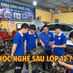Học sinh 2K8 học nghề sửa chữa ô tô sau lớp 12 tại Trường Cao Đẳng Công Nghệ Kỹ Thuật Thanh Xuân